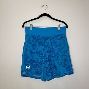 Under Armour Blue Lined Fitted Running Shorts Men’s NWT Medium